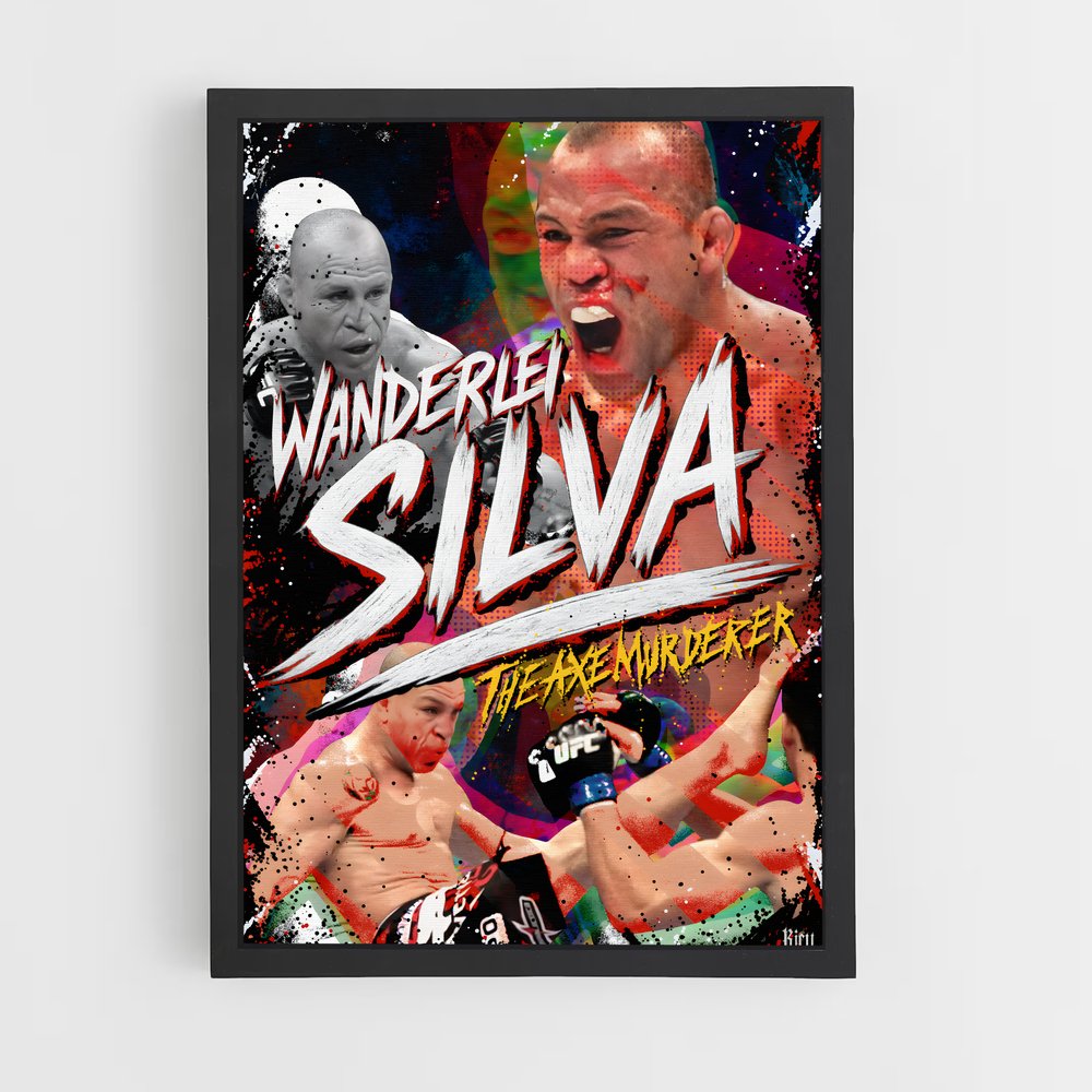 Poster Wanderlei silva – affiche MMA (vue 2)